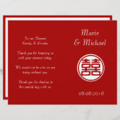 Dunkelrot Doppelglücklich - rund (Vorne/Hinten)