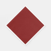 Dunkelrot, dunkelrote Farbe, Serviette (Ecke)