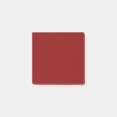 Dunkelrot (feste Farbe)  Post-it Klebezettel (Vorderseite)