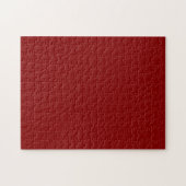 Dunkelrot (feste Farbe) Puzzle (Horizontal)