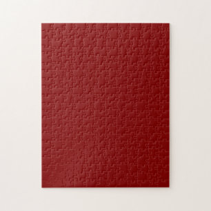 Dunkelrot (feste Farbe)  Puzzle