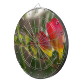 Dunkelrot-Freesie Dartscheibe (Vorderseite rechts)