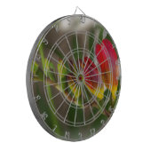 Dunkelrot-Freesie Dartscheibe (Vorderseite Links)