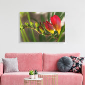 Dunkelrot-Freesie Leinwanddruck (Insitu (Wohnzimmer))