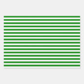 Dunkelrot, Grün und Weiß Geschenkpapier Set (Vorderseite 2)