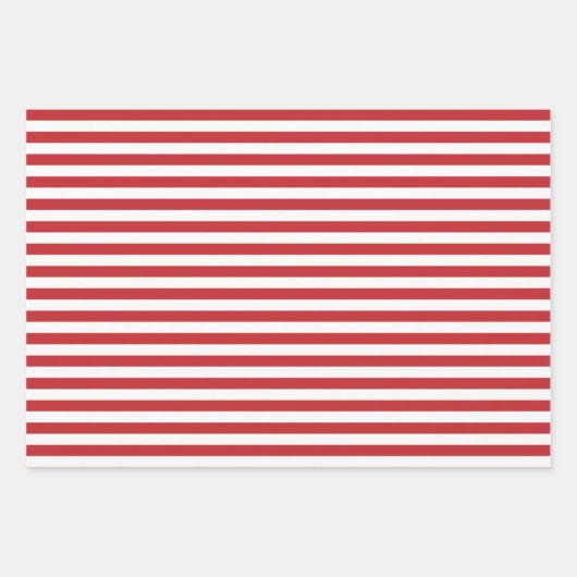 Dunkelrot, Grün und Weiß Geschenkpapier Set (Vorderseite)