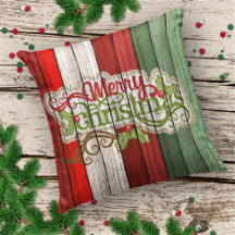 Dunkelrot-grünes Weathered-Holzplanken-Muster