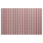 Dunkelrot & Hellgrau schräge Streifen Stoff (Fat Quarter (45,7 x 55,9 cm))