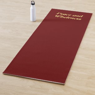 Dunkelrot, kräftig rot, tiefrot, Öko, nichttoxis Yogamatte