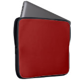 Dunkelrot Laptopschutzhülle (Vorne Rechts)