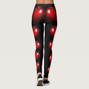 Dunkelrot-süße Kirschen Leggings