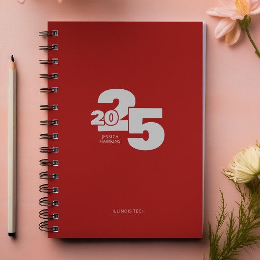 Dunkelrot-übererzeltes Jahr Spiralwoche Planer