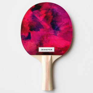 Dunkelrot und Lila kühl und modern Abstrakt Tischtennis Schläger