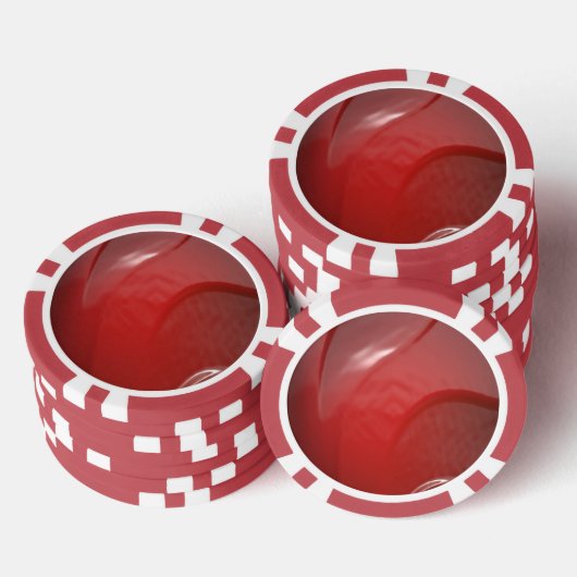 Dunkelrot zerbrochene Plastikstruktur Pokerchips (Stapel)