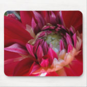 dunkelrote Blüte Mousepad (Vorne)