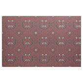 Dunkelrote Byzantinische Vögel Stoff (Fat Quarter (45,7 x 55,9 cm))