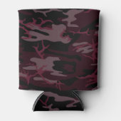 Dunkelrote Camouflage kann kühler werden Dosenkühler (Vorderseite)