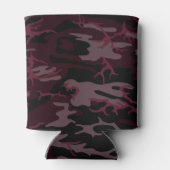 Dunkelrote Camouflage kann kühler werden Dosenkühler (Rückseite)