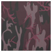 Dunkelrote Camouflage Stoff (Muster)