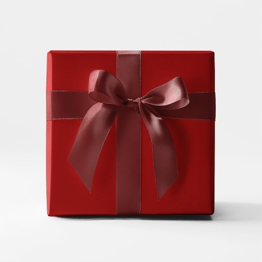 Dunkelrote Einzelfarbe Geschenkpapier