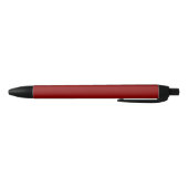 Dunkelrote Farbe einfarbig Kugelschreiber (Unterseite)