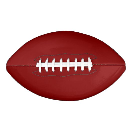 Dunkelrote Farbe Football (Vorderseite)