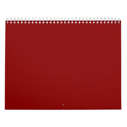 Dunkelrote Farbe Kalender (Titelbild)