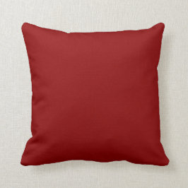 Dunkelrote Farbe Kissen