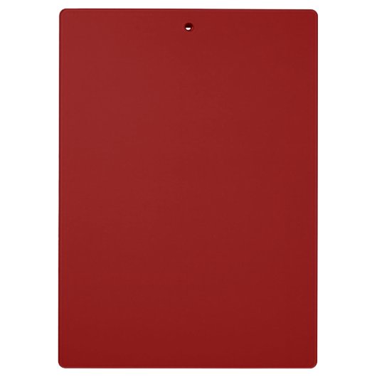 Dunkelrote Farbe Klemmbrett (Rückseite)