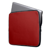Dunkelrote Farbe Laptopschutzhülle (Vorderseite Links)