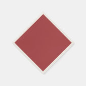 Dunkelrote Farbe Serviette (Ecke)