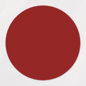 Dunkelrote, feste Farbmarken Etiketten (Design 2)