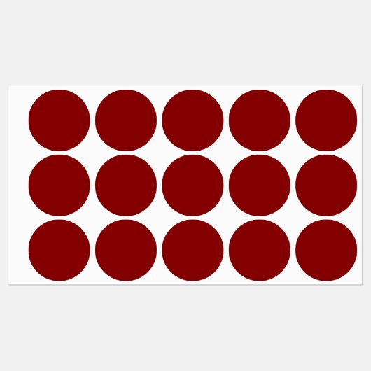 Dunkelrote, feste Farbmarken Etiketten (Blatt)