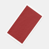 Dunkelrote Gastserviette Serviette (Ecke)