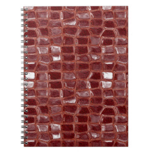 Dunkelrote Glasziegelsteine abstraktes geometrisch Notizblock