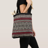 Dunkelrote/Goldazteke-Tasche Tasche (Von Nahem)