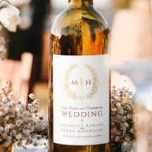 Dunkelrote Goldhandgezeichnete Mono-Kunsthochzeit