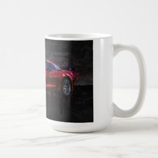 Dunkelrote Korvette Z06 Kaffeetasse