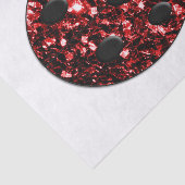 Dunkelrote Ladybug-Imitate Glitzer Glitzern Seidenpapier (Ausschnitt)