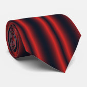 Dunkelrote Linien mit schwarzer Farbe Krawatte (Gerollt)
