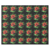 Dunkelrote Rosen Geschenkpapier (Flach)