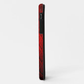 Dunkelrote rostige Metallplatte Case-Mate iPhone Hülle (Hinten/Links)