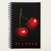 Dunkelrote süße Kirschen - Wählen Sie Ihre Farbe Planer (Vorderseite)