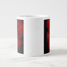 Dunkelrote Tiger-Lilie Jumbo-Tasse