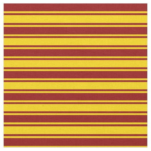 Dunkelrote und gelbe Streifen/Linienmuster Stoff (Nahaufnahme)