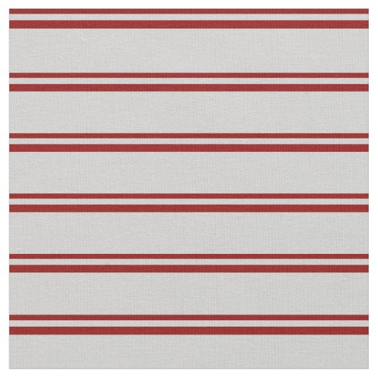 Dunkelrote und hellgraue Linien Stoff (Nahaufnahme)