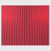 Dunkelrote und schwarze Funklinien Geschenkpapier (Flach)