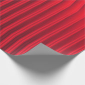 Dunkelrote und schwarze Funklinien Geschenkpapier (Ecke)