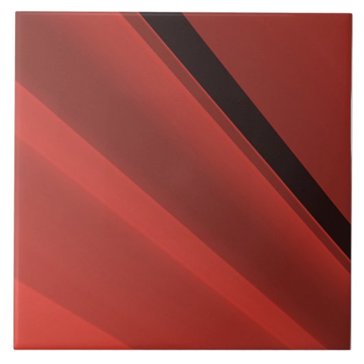 dunkelrote und schwarze Streifen, beliebtes Muster Fliese (Vorderseite)