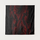 Dunkelrote und schwarze Wellen haben Tapeten Wandteppich (Vorderseite (Horizontal))